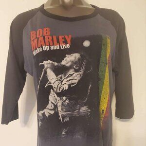 Bob Marley 100% Cotton Ragland Tee